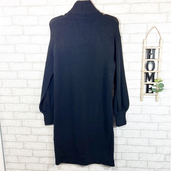 J.crew Black turtleneck sweater dress size Small - Picture 12 of 13